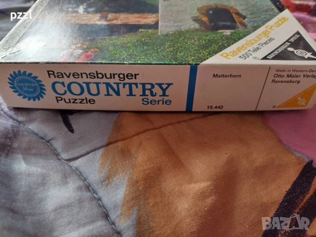 Пъзел "Matterhorn” Ravensburger 1970г. 500 части, , снимка 5 - Пъзели - 53139247