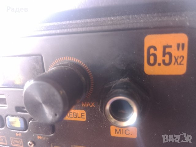 мобилна тонколона с караоке и блутут, снимка 3 - Bluetooth тонколони - 42019933