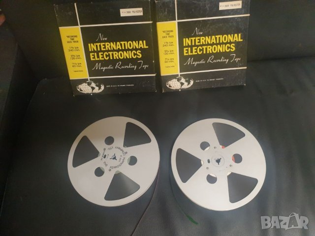 18см алуминиева магнетофонна ролка Ferrograph С ленти и кутии. 