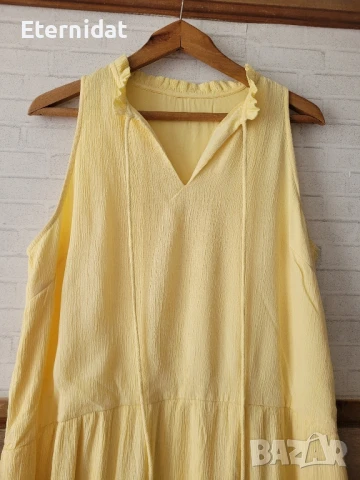 Лятна жълта рокля YAS, снимка 7 - Рокли - 51291217