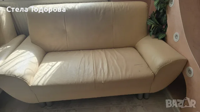 Кожени дивани 3ка и 2ка, снимка 4 - Дивани и мека мебел - 56197419