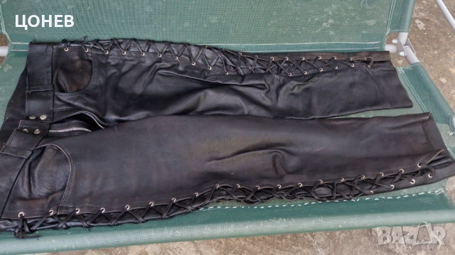 Мото екипировка естествена кожа  яке, панталон, ръкавици и боти, снимка 12 - Спортна екипировка - 51863810