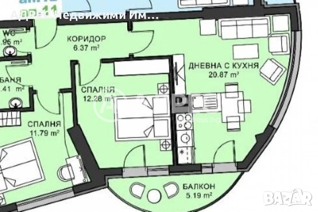 Тристаен апартамент, гр. Смолян, кв. Невястата, снимка 6 - Апартаменти - 53007573