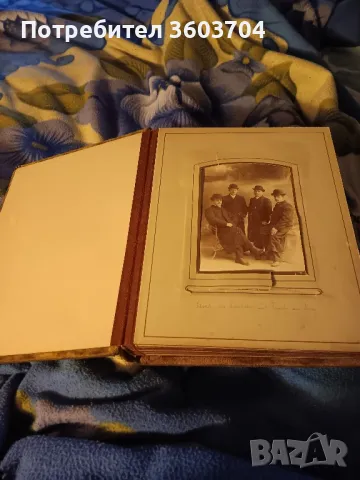стара албум за снимки, снимка 6 - Антикварни и старинни предмети - 47452552