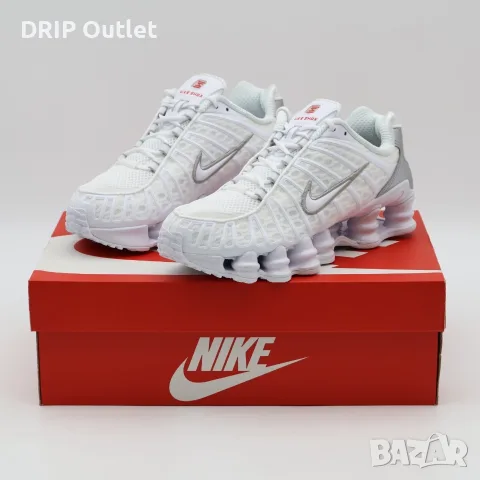 !НОВИ! Nike Shox TL | Triple White | + КУТИЯ