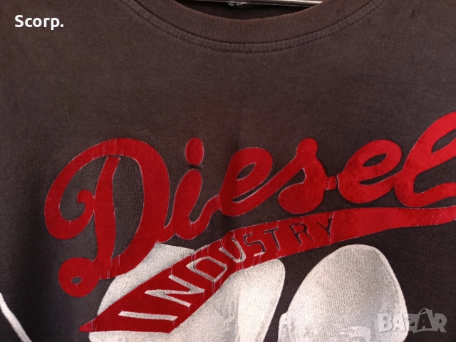 Vintage Diesel T-shirt 90s,00s/Diesel тениска - Оригинална , Рядка част, снимка 7 - Тениски - 52789438