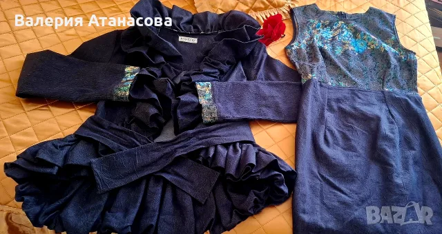 Продавам дамски костюм деним,размер С/М, снимка 3 - Костюми - 55737109