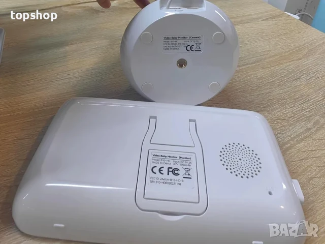 НОВ Babycozy Video Бебефон с камера и аудио 5" 720P дисплей 5000mAh, снимка 14 - Бебефони - 50502576