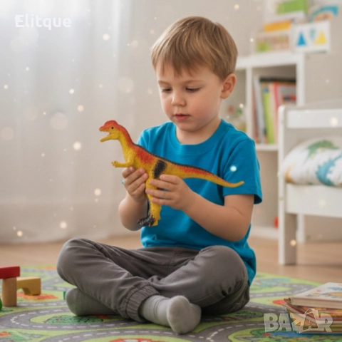 Детски комплект фигурки динозаври със звук – DINOSAUR ERA 6 броя, снимка 7 - Други - 52575777