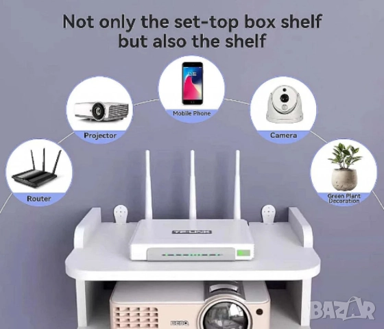 Стенна поставка, органайзер, снимка 6 - Други стоки за дома - 52098765