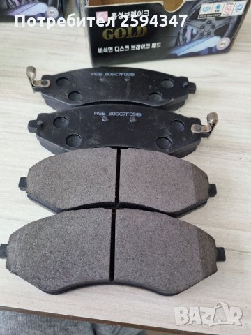 CHEVROLET AVEO T200 T250 T255 НАКЛАДКИ ПРЕДНИ 