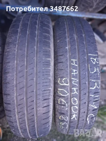 185 R 14C HANKOOK 2бр летни за бус 