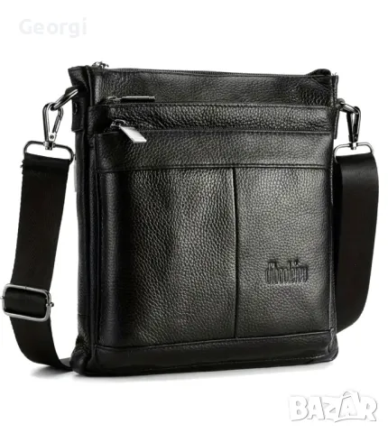 Мъжка творческа и функционална чанта /Телешка естествена кожа!, снимка 2 - Чанти - 49294003