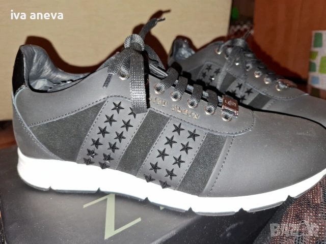 Нови мъжки обувки Philipp Plein – Модел "Running New Wave", снимка 2 - Маратонки - 53670439