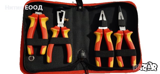 Комплект изолирани клещи Tolsen VDE, 1000V, 4 бр., снимка 3 - Клещи - 41415107