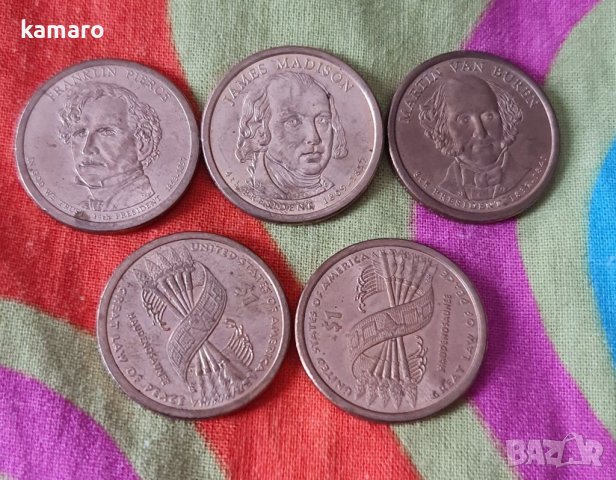 лот президентски долари за колекция 