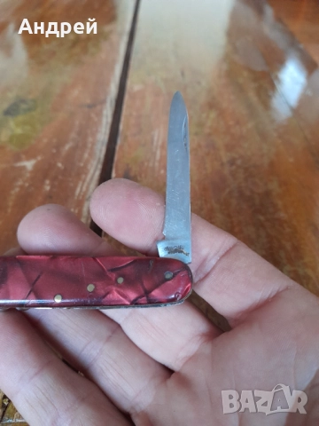 Стар джобен нож,ножче,ножка #141, снимка 5 - Други ценни предмети - 51881551