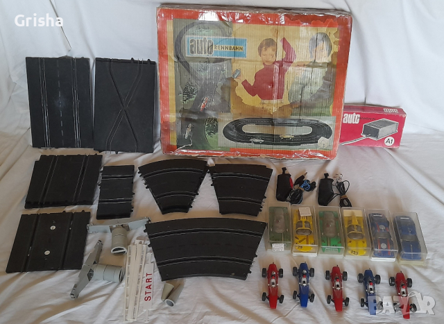 Продавам части за аутобан Rennbahn Prefo,детска играчка от 1970-80г в Коли,  камиони, мотори, писти в гр. София - ID32754558 — Bazar.bg