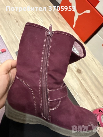 Детски ботуши за момиче - 28номер, снимка 6 - Детски боти и ботуши - 52786770