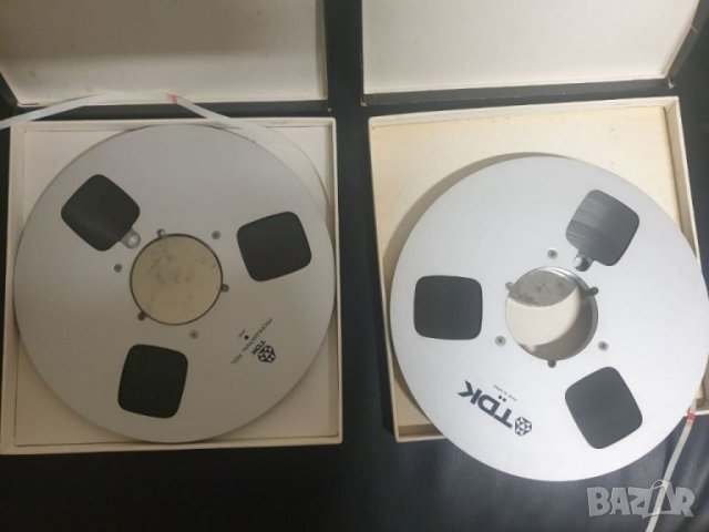 TDK 26,5см 10,5" ролка за магнетофон. В много добро състояние. С лента и кутия. По 100лв./бр., снимка 1
