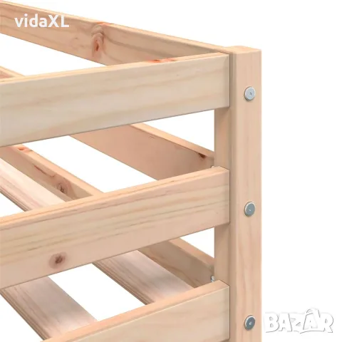 vidaXL Детско високо легло със стълба, 80x200 см, бор масив, снимка 9 - Спални и легла - 56148156
