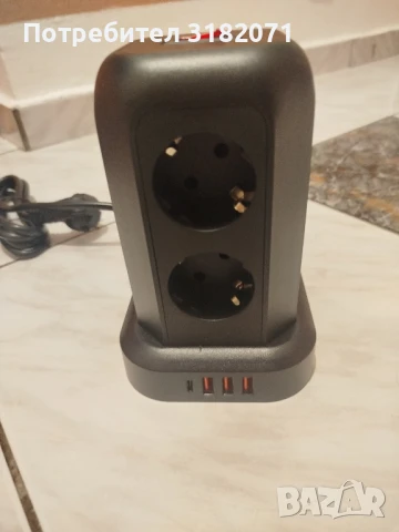 Разклонител тип "КУЛА", 1,8м кабел