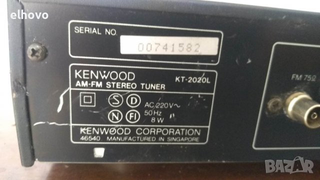 Стерео тунер Kenwood KT-2020L, снимка 8 - Ресийвъри, усилватели, смесителни пултове - 39357801