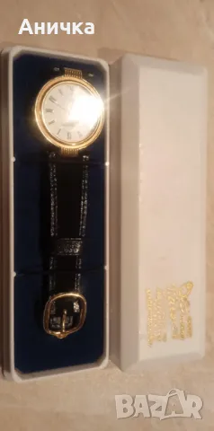  FAVRE LEUBA 1970г, позлатен, нов в кутия, снимка 2 - Антикварни и старинни предмети - 50010309