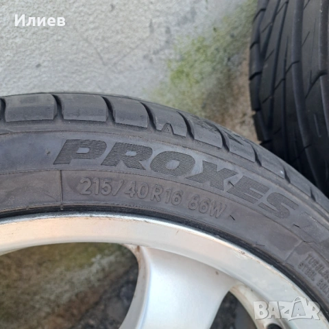 Алуминиеви джанти с гуми 4х100, снимка 9 - Гуми и джанти - 53827160