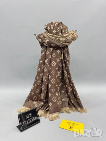 шалове 190х70 cm louis vuitton , снимка 3 - Шалове - 51896854