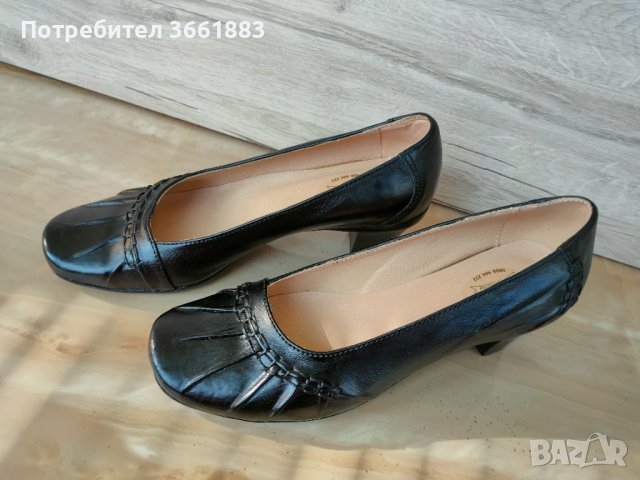Нови кожени бълг. обувки, снимка 3 - Дамски обувки на ток - 39895171