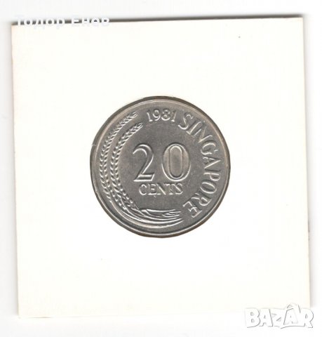 Singapore-20 Cents-1981-KM# 4, снимка 3 - Нумизматика и бонистика - 35695899