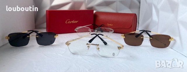 Cartier висок клас слънчеви очила Мъжки Дамски слънчеви 4 цвята, снимка 8 - Слънчеви и диоптрични очила - 41968506