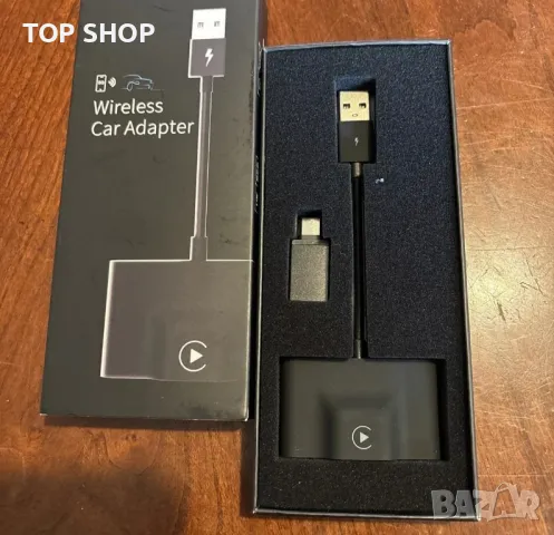 Безжичен адаптер Teeran CarPlay за фабрично кабелен за надграждане на CarPlay