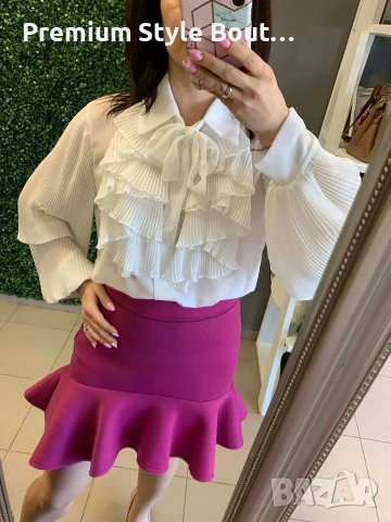 дамски комплект риза и пола