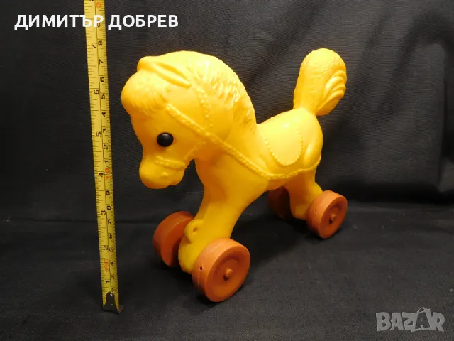 СТАРА РЕТРО СОЦ СССР ПЛАСТМАСОВА ИГРАЧКА КОНЧЕ , снимка 6 - Антикварни и старинни предмети - 49736804