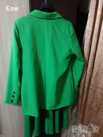 Рокля и сако в зелено, снимка 8 - Сака - 53056734