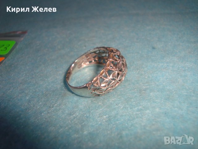 МАЙСТОРСКИ УНИКАТ СРЕБЪРЕН СТАР ПРЪСТЕН ФИЛИГРАНЕН ТИП ФИНА РЪЧНА ИЗРАБОТКА СРЕБРО 925 БИЖУ 26623, снимка 8 - Антикварни и старинни предмети - 34777411