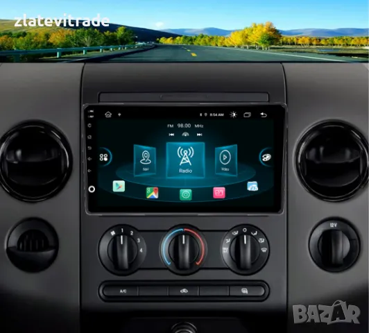FORD F150 - 9" Андроид Навигация, 9665+R8, снимка 2 - Навигация за кола - 47756440
