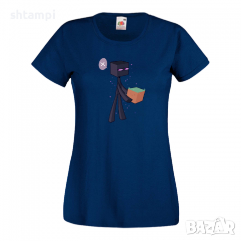 Дамска тениска Enderman 3 майнкрафт Minecraft,Игра,Забавление,подарък,Изненада,Рожден Ден., снимка 9 - Тениски - 36520692