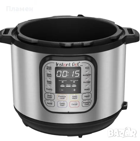 МУЛТИКУКЪР INSTANT POT DUO 8L – 1200W – 13 ПРОГРАМИ – ИНОКС

ЧИСТО НОВ, НЕИЗПОЛЗВАН!, снимка 3 - Мултикукъри - 55885658
