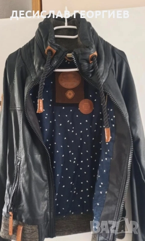 Кожено яке от естествена кожа на марката "NAKETANO"", снимка 3 - Якета - 51829178