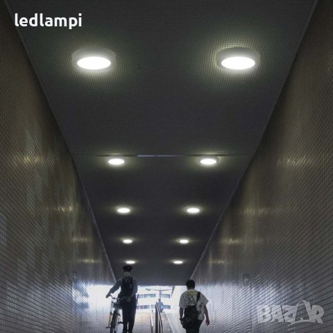 LED Луна 24W Кръг Открит Монтаж SLIM - ИЗГОДНА ЦЕНА, снимка 4 - Лед осветление - 41264151