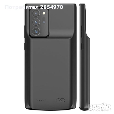 Samsung Galaxy Note 20 Ultra Battery Case 6000mAh – Black, снимка 3 - Външни батерии - 41703475