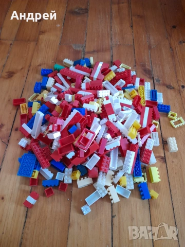 Стар пластмасов конструктор, снимка 2 - Други ценни предмети - 53785954