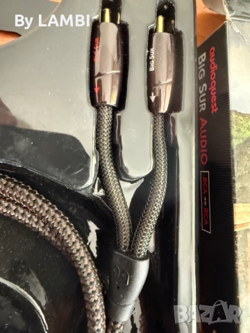Hi fi Audioquest Big Sur Rca-Rca 1m., снимка 7 - Други - 51740855