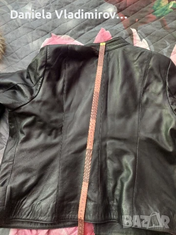 Дамско яке естествена кожа , снимка 2 - Якета - 51217264