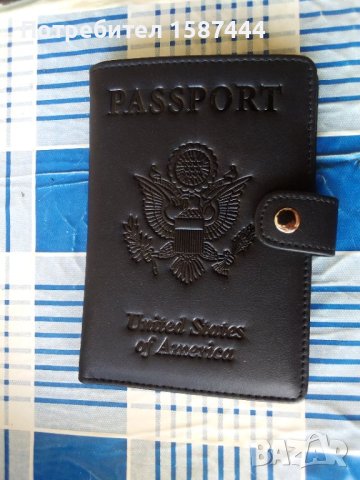 Продавам калъф за международен паспорт от естествена кожа, снимка 2 - Други - 42248333