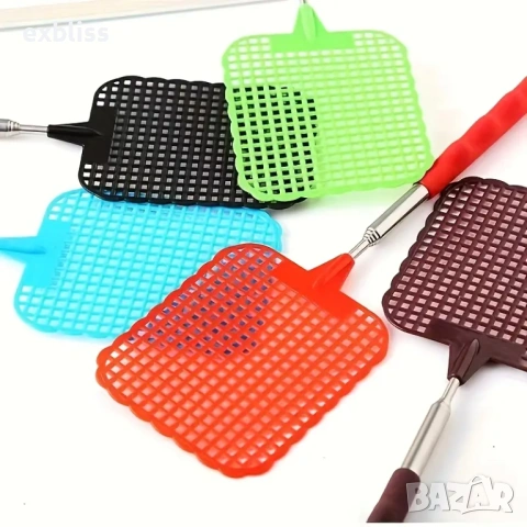 Мухобойка с телескопична метална дръжка, снимка 4 - Други - 53387756