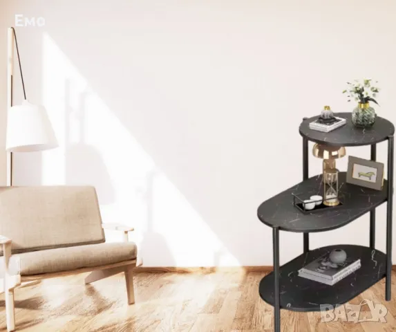 Тристепенен рафт за  съхранение. Размери: 65х46х78 см, снимка 4 - Други стоки за дома - 48658408